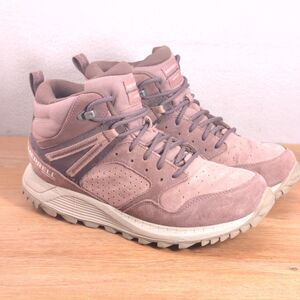 Merrell Wildwood Mid LTR WP Women's 8 EU 38.5 Pink Waterproof Hiking Boots Retro